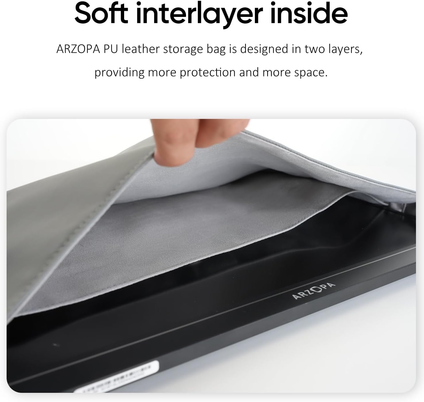 Alternative view of Arzopa 16.1" Portable Monitor Sleeve Bag